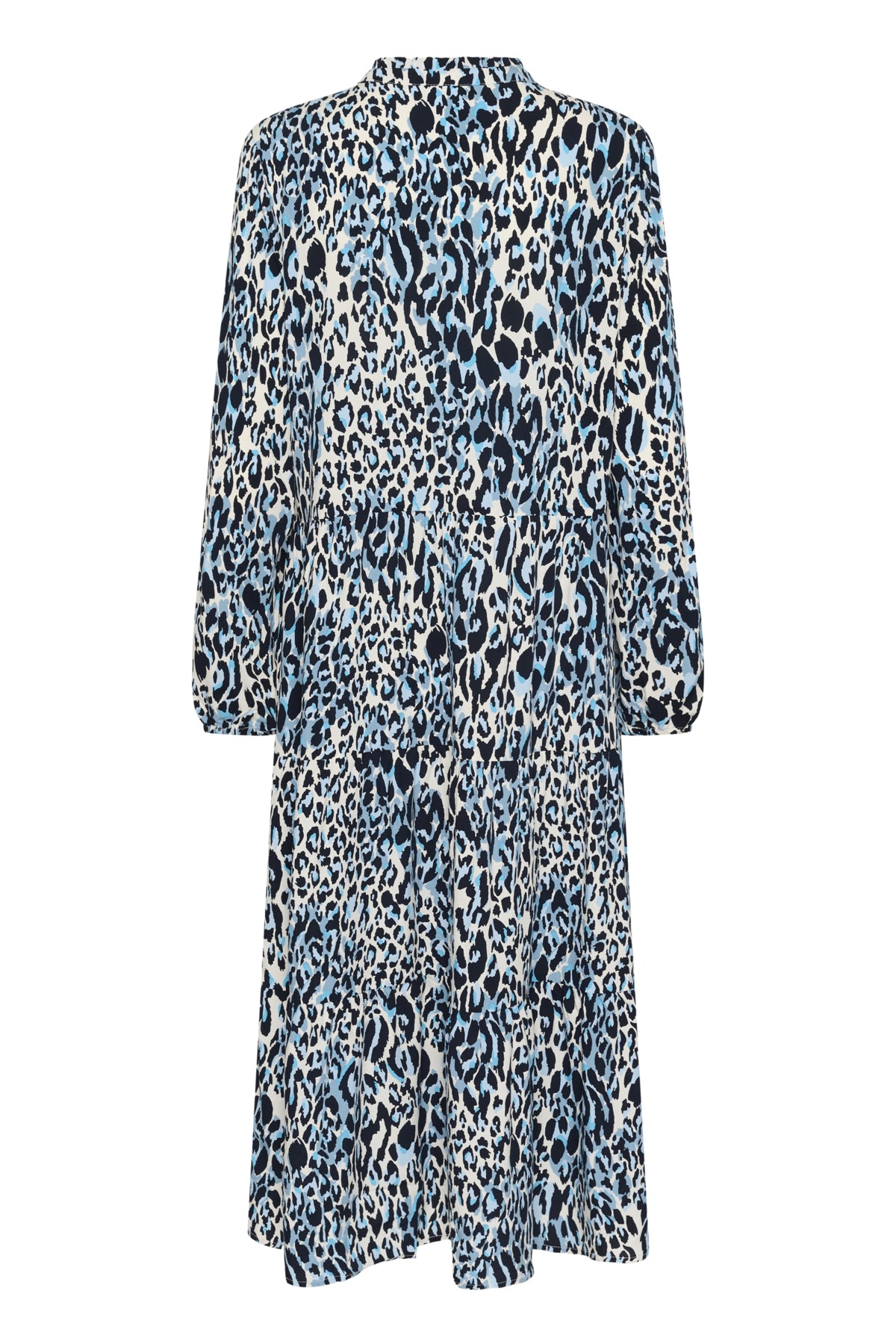 EdaSZ Maxi Dress Babys Breath Blue Animal - 30511115