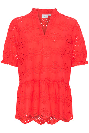 GeleksaSZ Blouse Flame Scarlet - 30511181