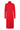 MilaSZ Roll Neck Long Dress Racing Red - 30511420