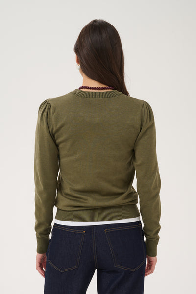 MilaSZ Pullover Four Leaf Clover Melange - 180 - 30511753 Thumbnail