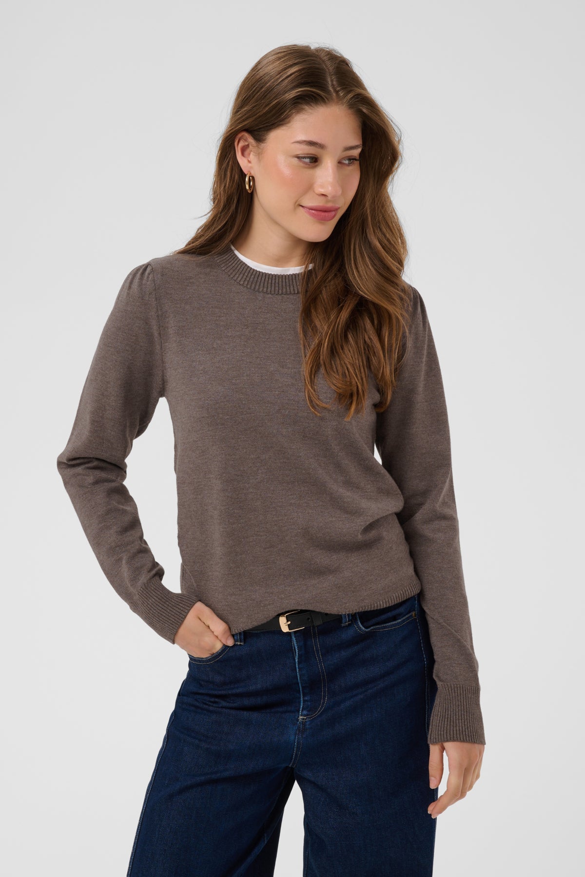MilaSZ Pullover Mink Melange - 1914301 - 30511753