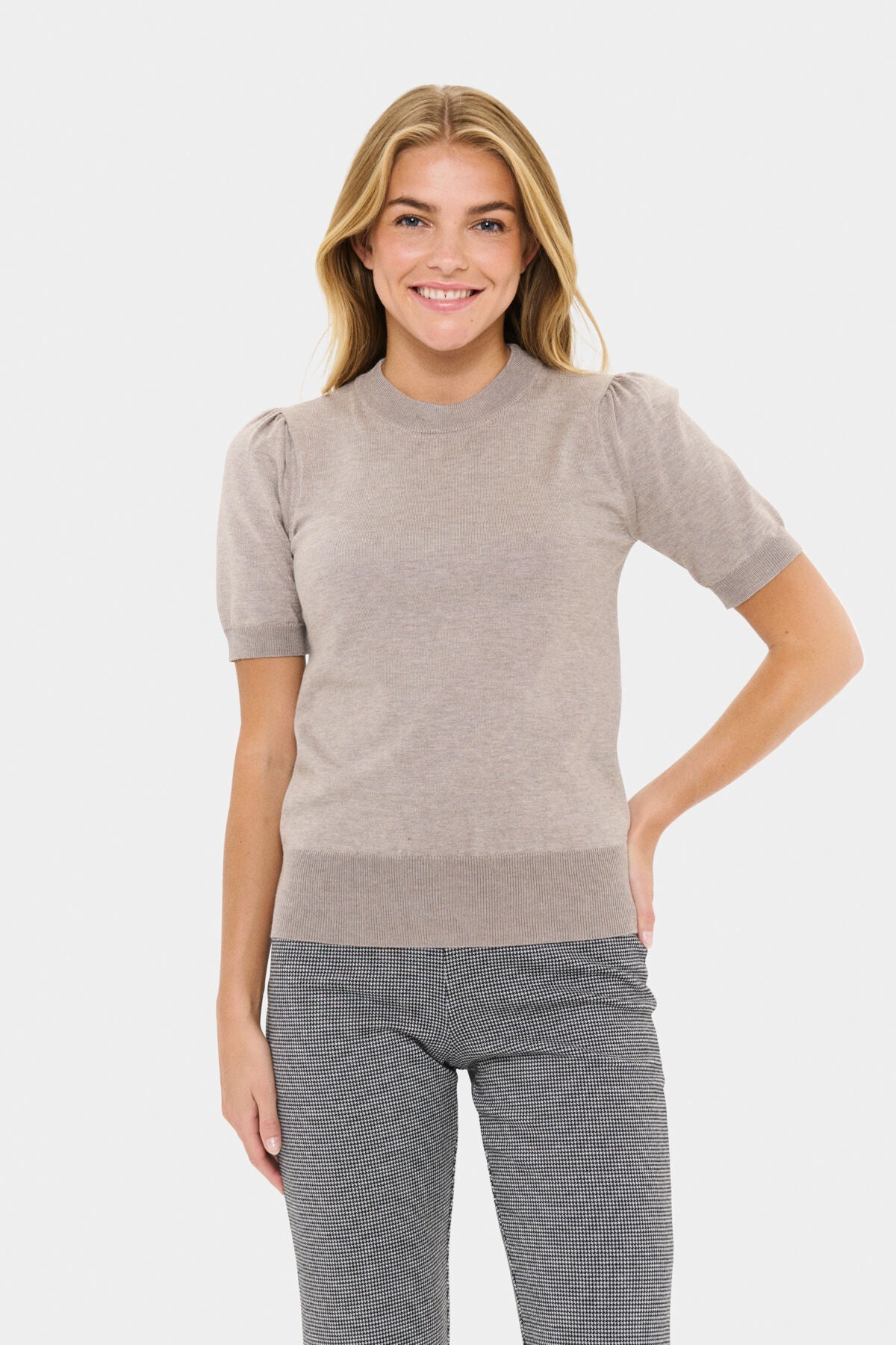 MilaSZ SS Pullover Fog Melange - 30511788