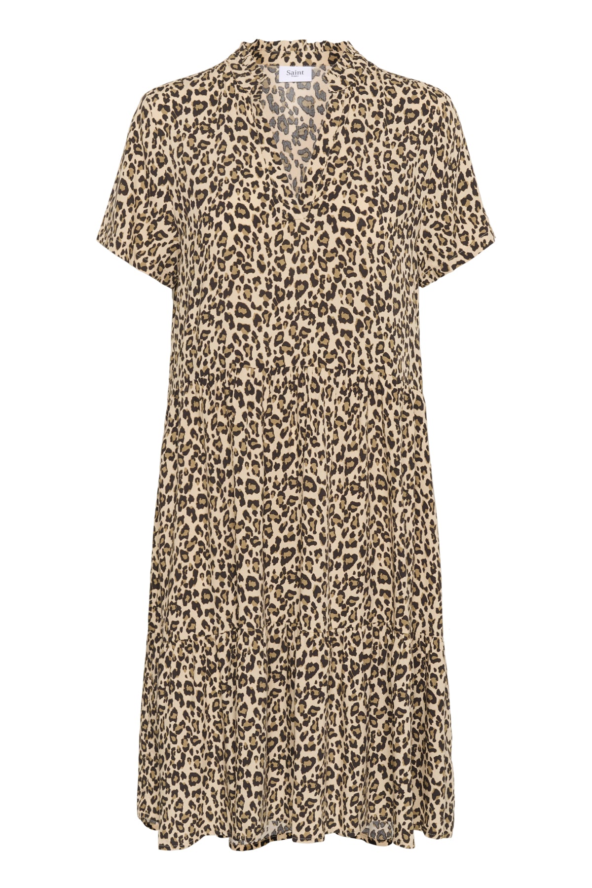 EdaSZ Dress Creme Leopard Strokes - 30510220