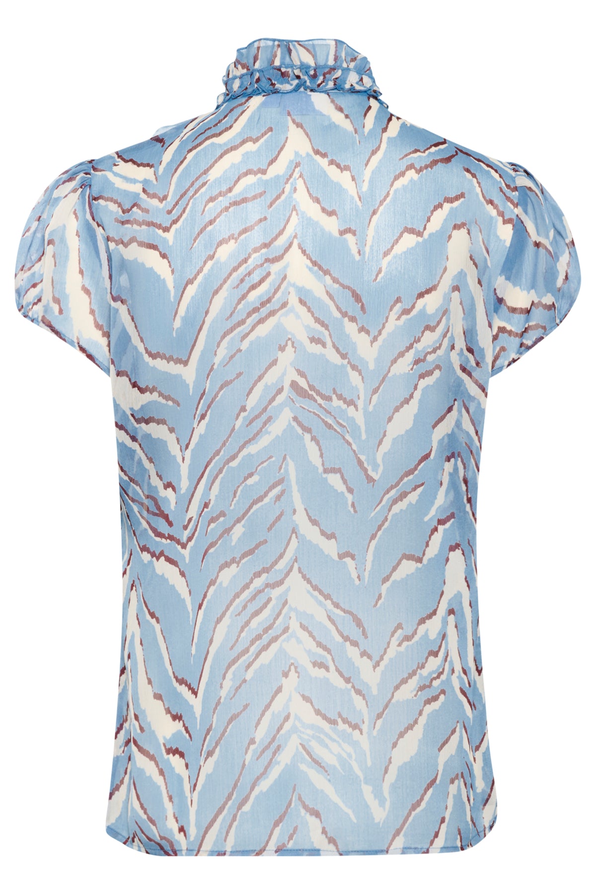 LiljaSZ Crinkle SS Shirt Allure Nature Strokes - 30512464