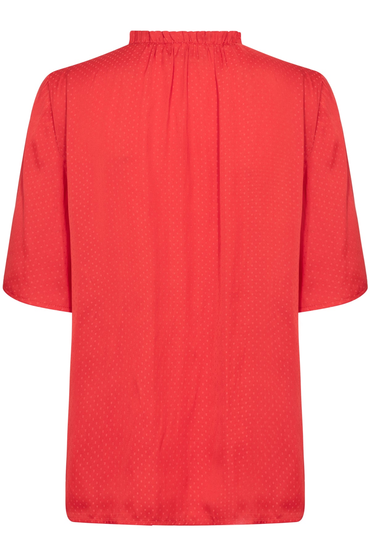 BrianaSZ Flared Blouse Flame Scarlet - 30512528