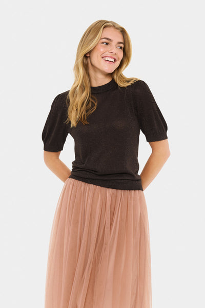 PauSZ Shimmer Pullover Mulch - 30512772 Thumbnail