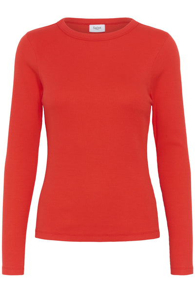 AstaSZ LS Blouse Flame Scarlet - 30513054 Thumbnail