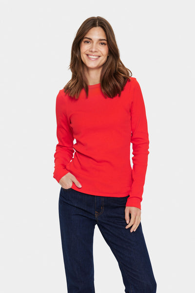 AstaSZ LS Blouse Flame Scarlet - 30513054 Thumbnail