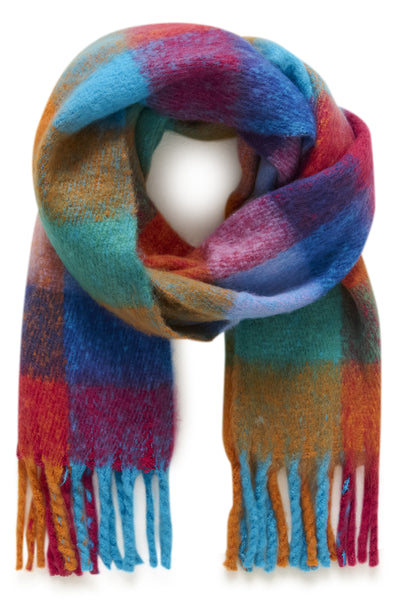 FalbertaSZ Scarf Red Multi Check - 305031 - 30513171 Thumbnail