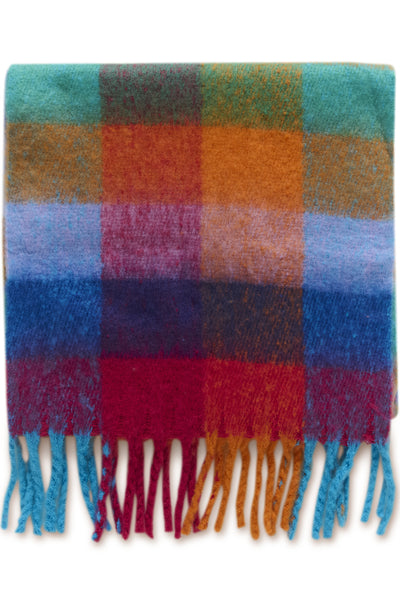 FalbertaSZ Scarf Red Multi Check - 305031 - 30513171 Thumbnail