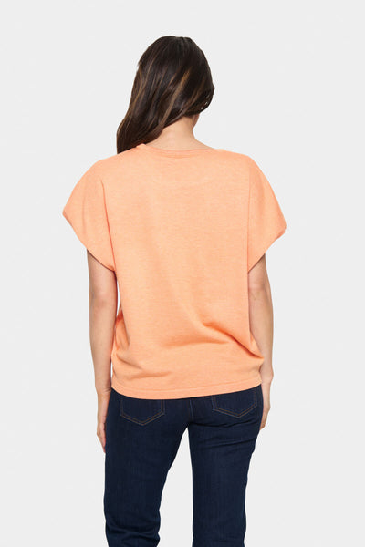 MilaSZ R-N SS Pullover Bird of Paradise Melange - 30513284 Thumbnail