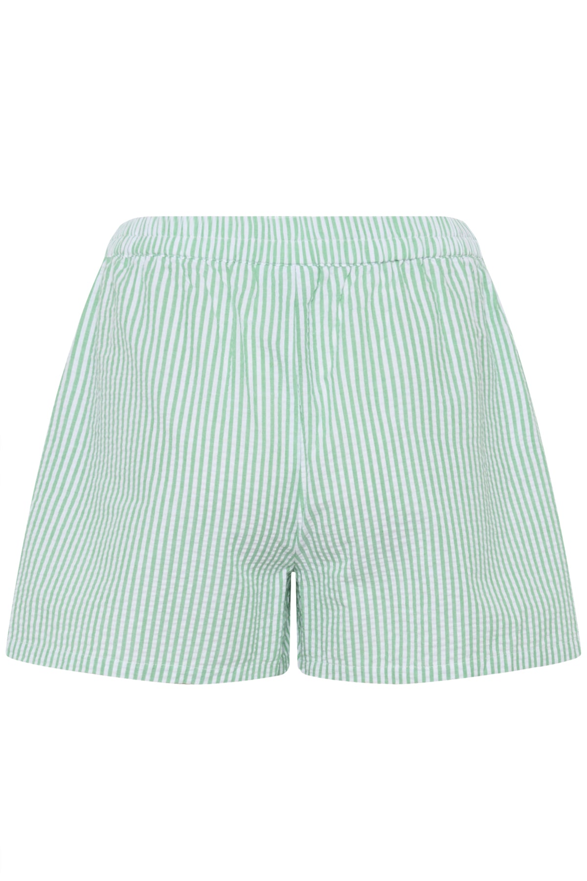 ElmikoSZ Shorts Pistachio Green White Stripe - 30513287