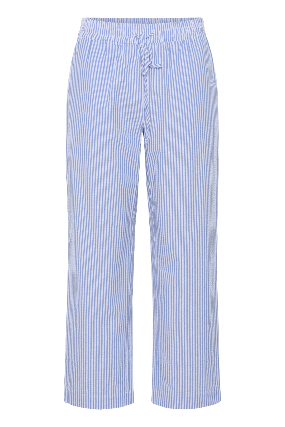 ElmikoSZ Pants Chambray Blue White Stripe - 30513288