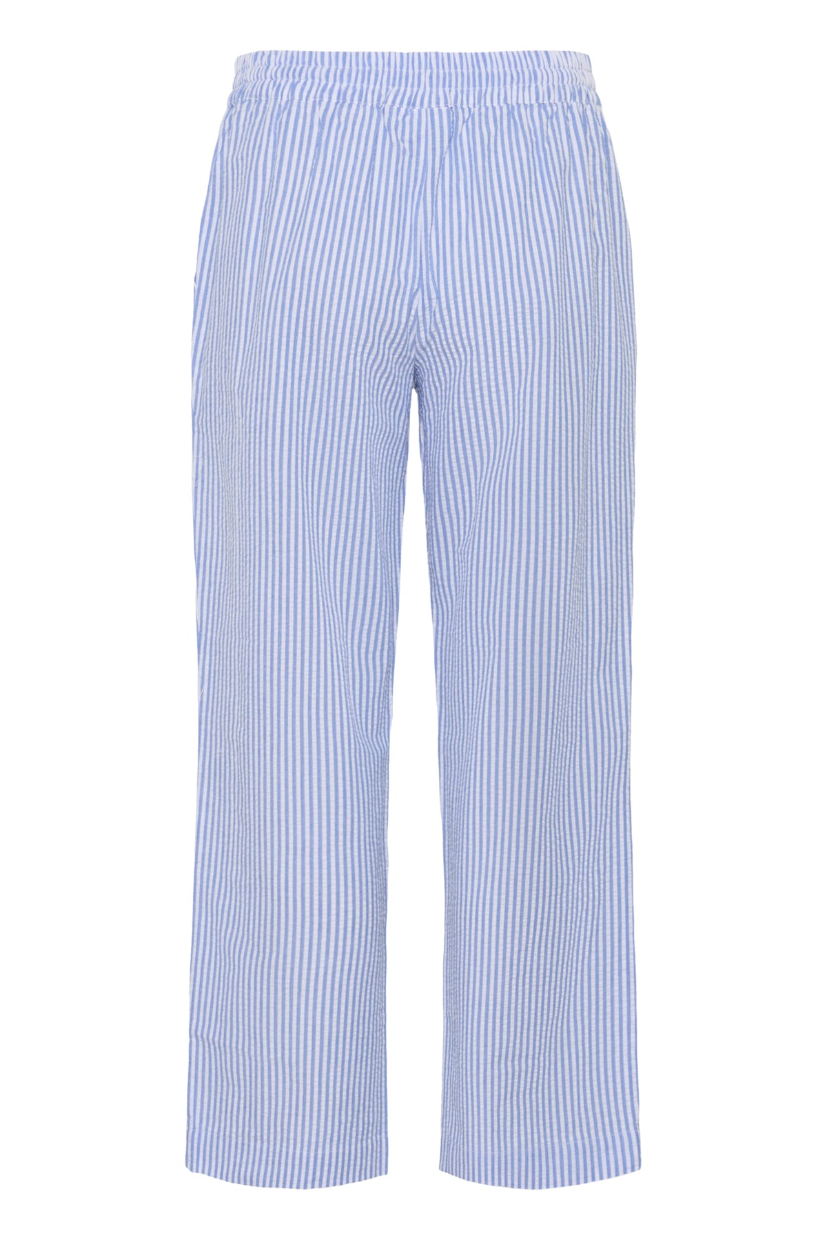 ElmikoSZ Pants Chambray Blue White Stripe - 30513288