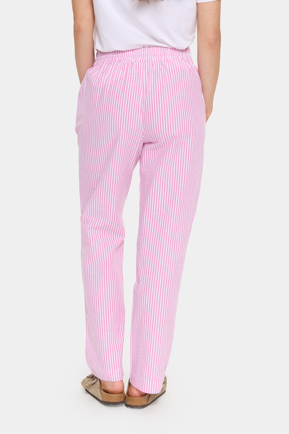 ElmikoSZ Pants Fandango Pink White Stripe - 30513288