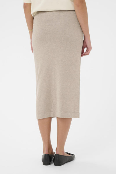 MilaSZ Skirt Greige Melange - 1611091 - 30513421 Thumbnail