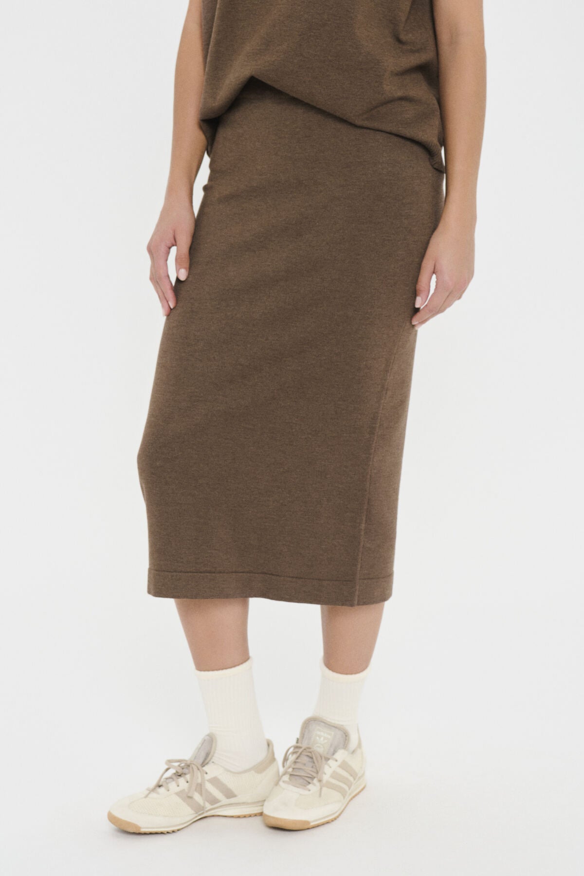 MilaSZ Skirt Fondue Fudge Melange - 30513421