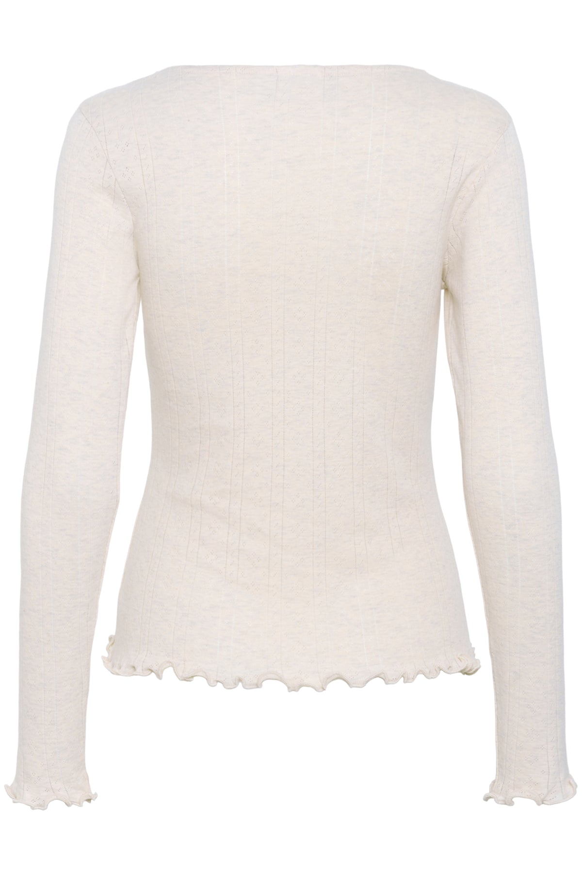 GruSZ Blouse Brown Rice Melange - 30513540