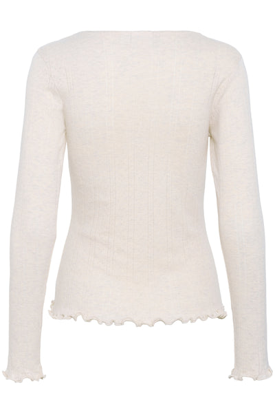GruSZ Blouse Brown Rice Melange - 30513540 Thumbnail