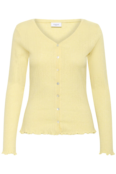 GruSZ Cardigan Pale Banana - 30513541 Thumbnail