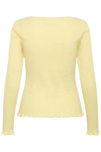 GruSZ Cardigan Pale Banana - 30513541 Thumbnail