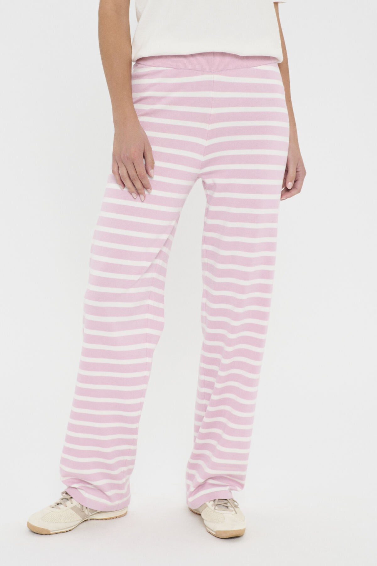 MilaSZ Striped Pants Pink Nectar/Ice Mel Stripe - 30513549