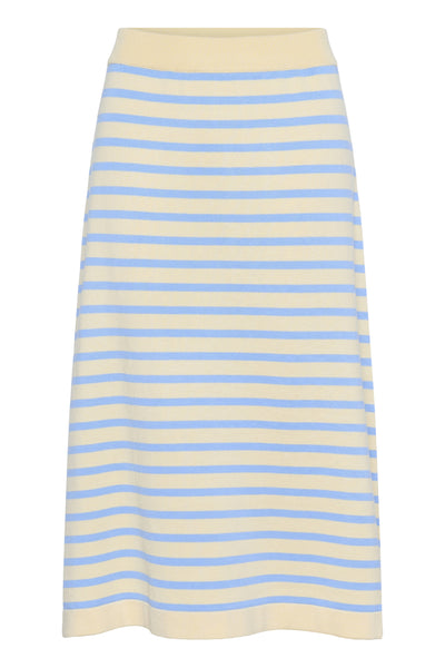 MilaSZ Striped Skirt Lemon Hydrangea Stripe - 30513694 Thumbnail
