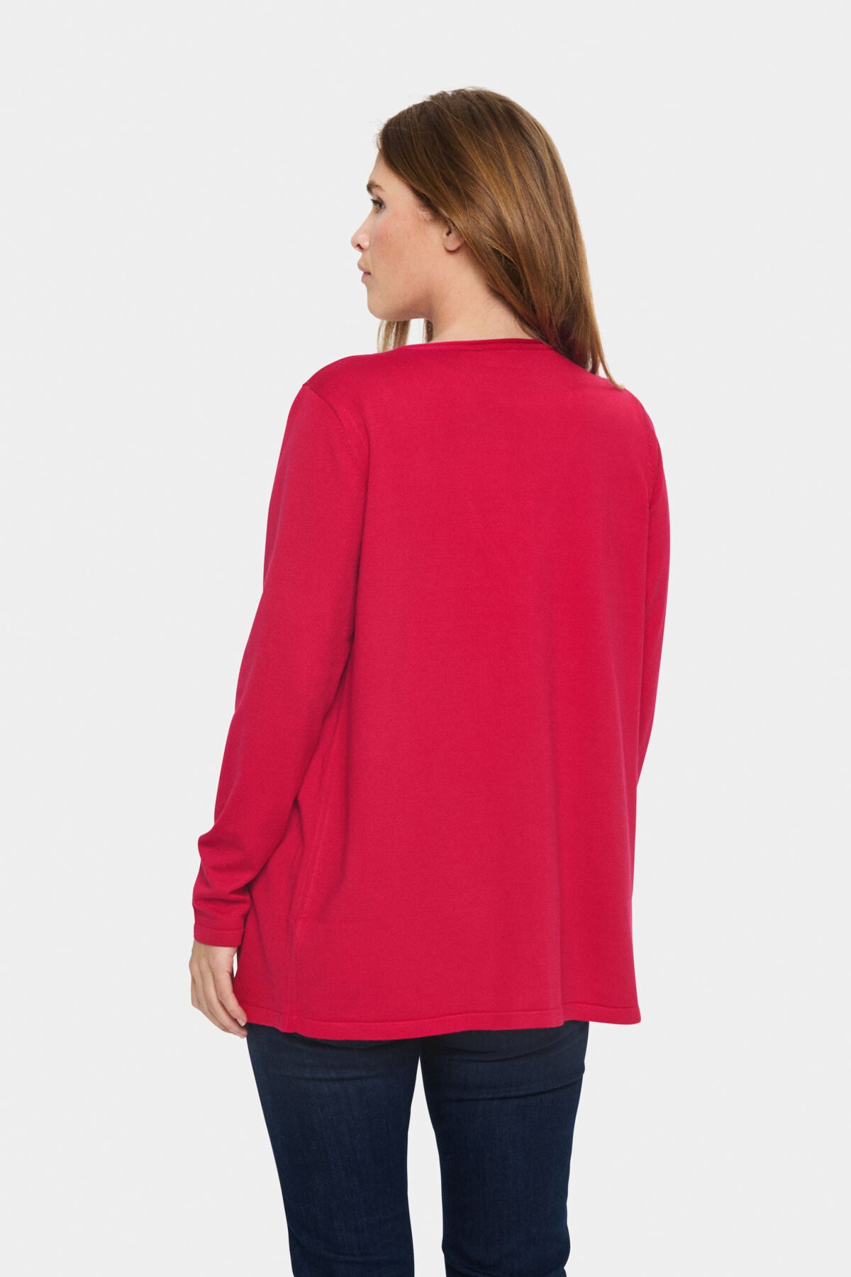 KilaSZ Open Mid Cardigan Viva Magenta - 30513713