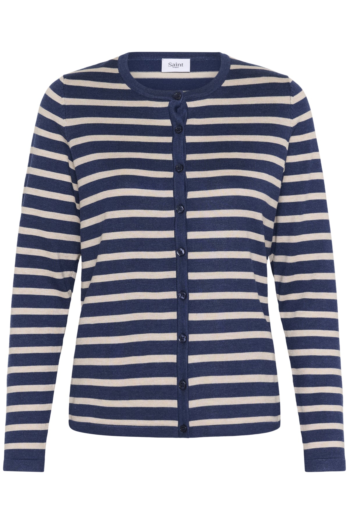 MilaSZ Striped Cardigan Pageant Gray Morn Stripe - 30513767