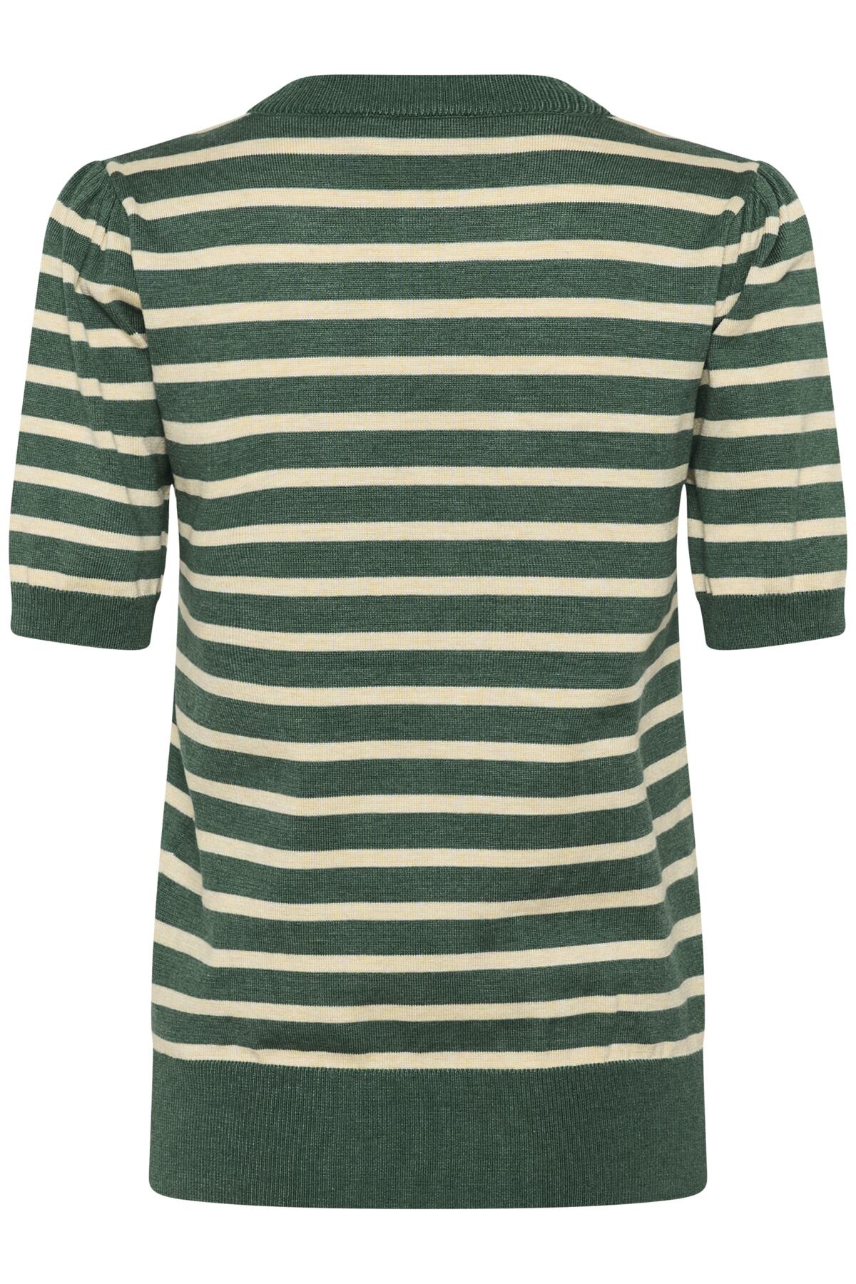 MilaSZ SS Striped Pullover June Brown Rice Stripe - 30513768