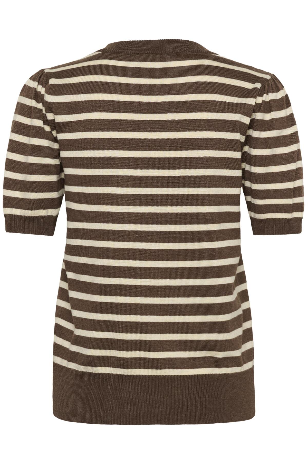 MilaSZ SS Striped Pullover Fondue Fudge Rice Stripe - 30513768
