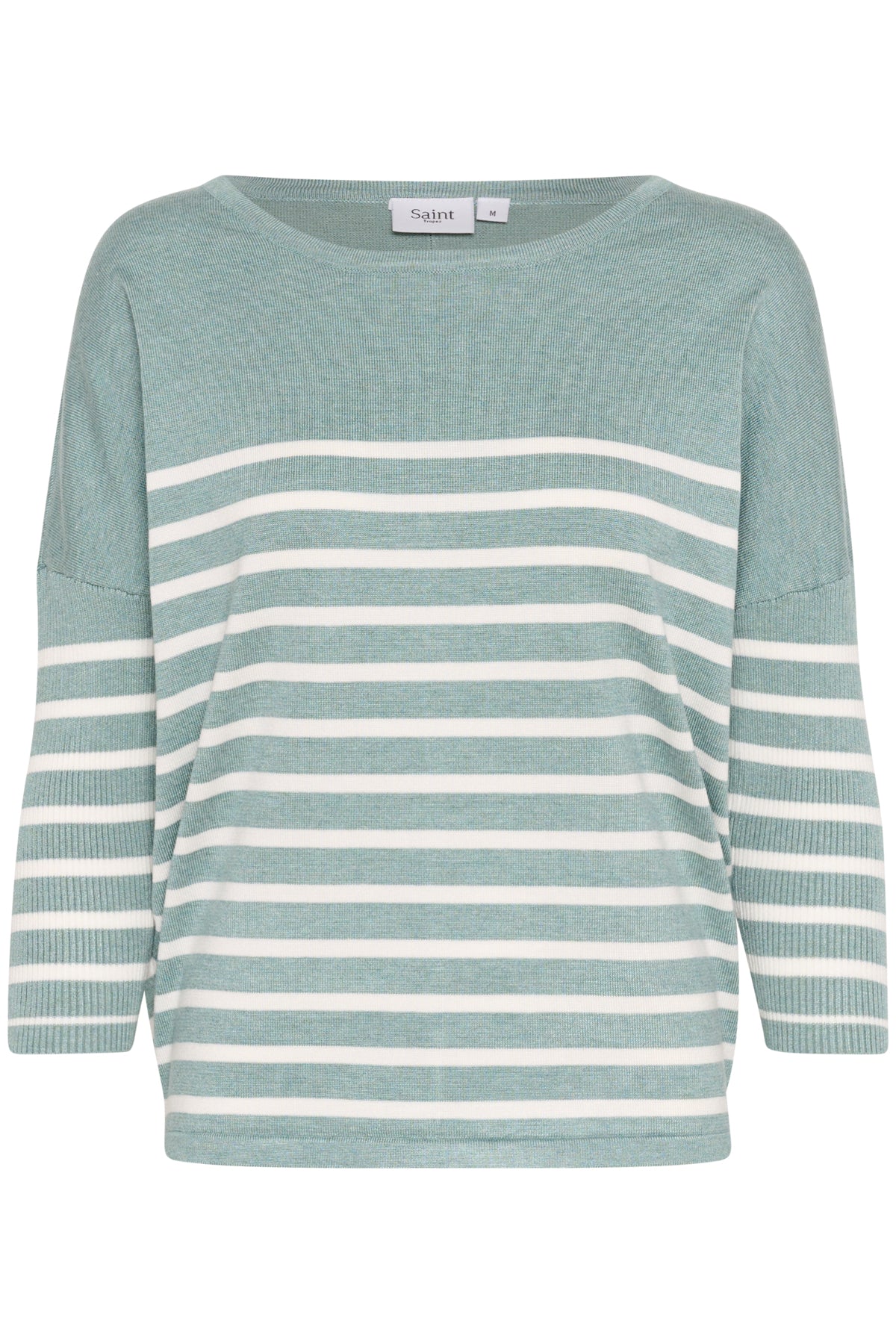 MilaSZ R-neck St. Pullover Blue Surf Melange - 30513769