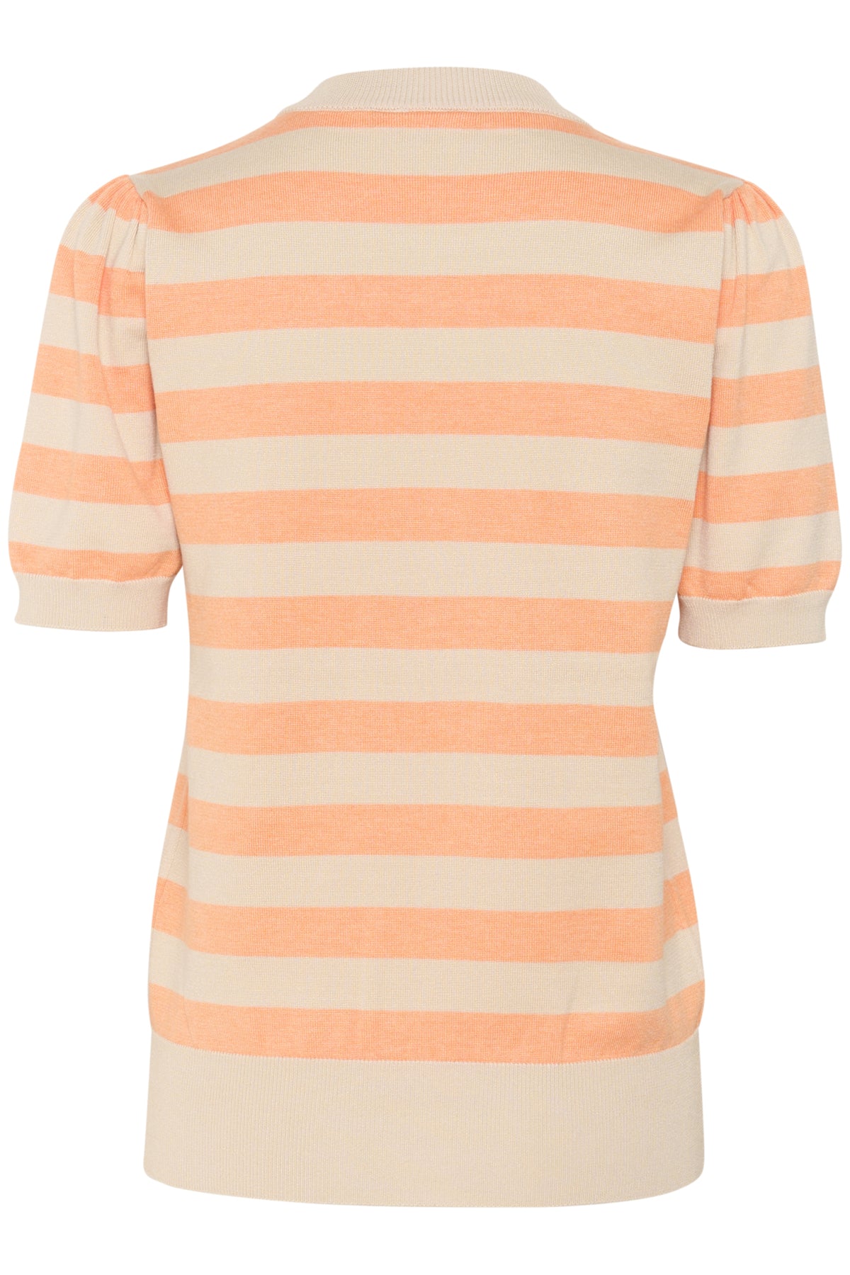 MilaSZ SS Block Stripe Pullove Fog Orange Block Stripe - 30513931
