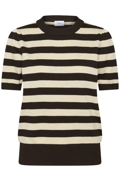 MilaSZ SS Block Stripe Pullove Mol‚ Brown Rice Block Stripe - - 30513931 Thumbnail