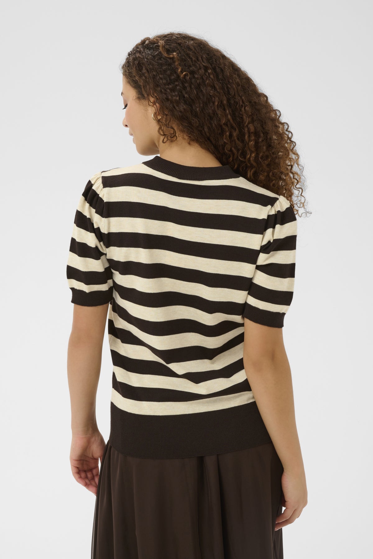 MilaSZ SS Block Stripe Pullove Mol‚ Brown Rice Block Stripe - - 30513931