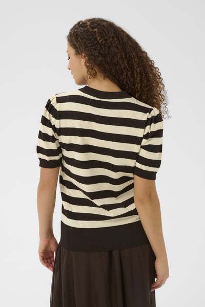 MilaSZ SS Block Stripe Pullove Mol‚ Brown Rice Block Stripe - - 30513931 Thumbnail