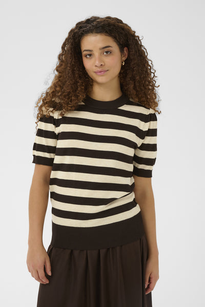 MilaSZ SS Block Stripe Pullove Mol‚ Brown Rice Block Stripe - - 30513931 Thumbnail