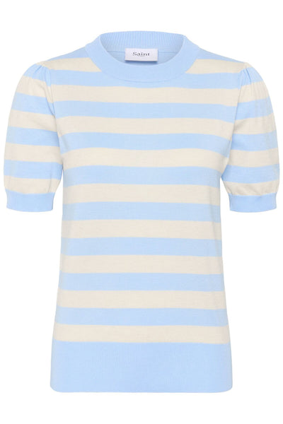 MilaSZ SS Block Stripe Pullove Cerulean Beige Block Stripe - - 30513931 Thumbnail