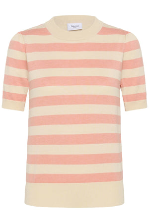 MilaSZ SS Block Stripe Pullove Blooming Ivory Block Stripe - - 30513931