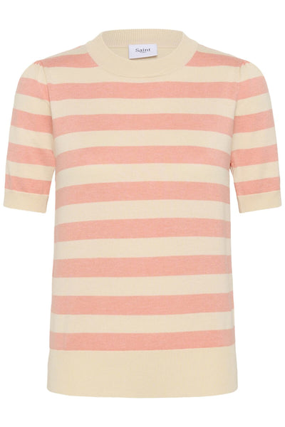 MilaSZ SS Block Stripe Pullove Blooming Ivory Block Stripe - - 30513931 Thumbnail