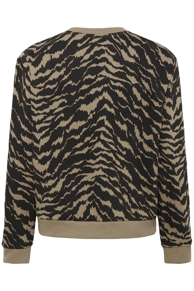 ZagnaSZ Sweat Pullover Black Shifted Strokes - 30513942 Thumbnail