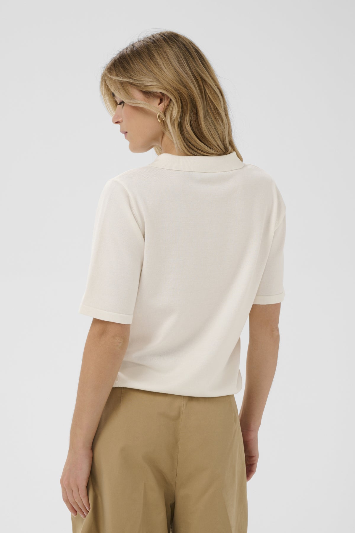 MilaSZ Polo SS Pullover Ice - 30513958