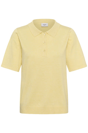 MilaSZ Polo SS Pullover Pineapple Slice Melange - 1207 - 30513958
