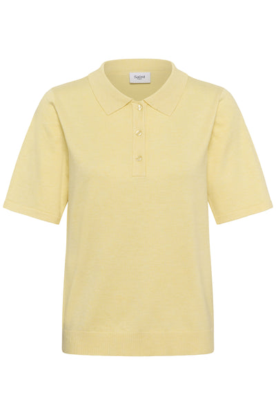 MilaSZ Polo SS Pullover Pineapple Slice Melange - 1207 - 30513958 Thumbnail