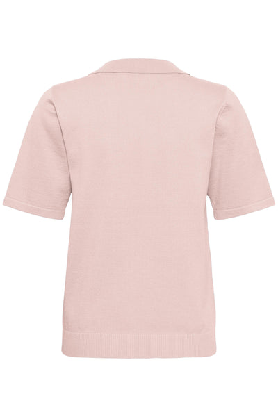 MilaSZ Polo SS Pullover Chalk Pink - 131904 - 30513958 Thumbnail
