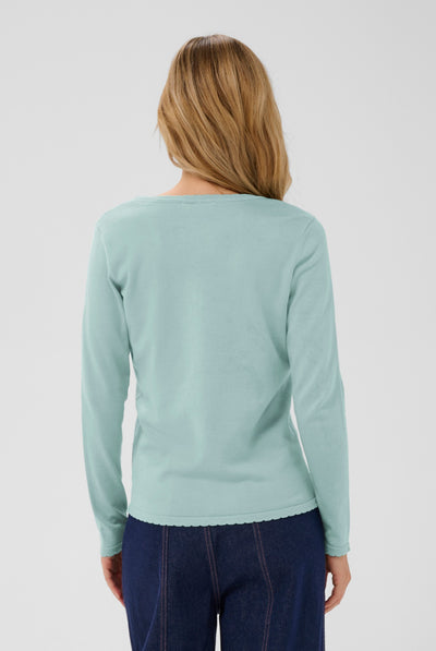 MilaSZ LS V-Neck Pullover Ether - 144506 - 30513960 Thumbnail