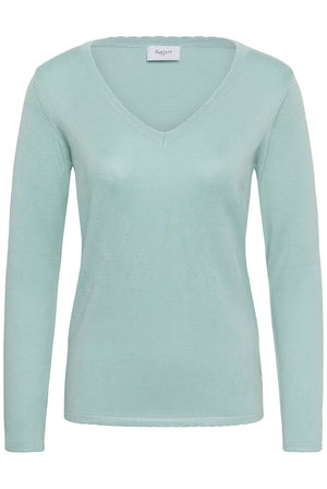 MilaSZ LS V-Neck Pullover Ether - 144506 - 30513960