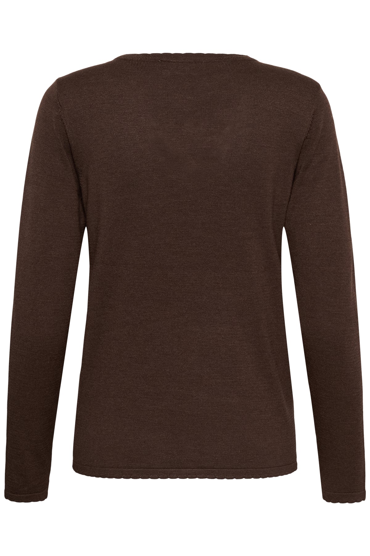 MilaSZ LS V-Neck Pullover Bracken Melange - 1910151 - 30513960