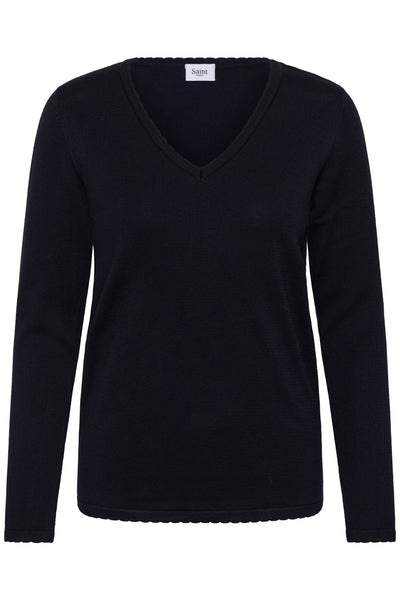 MilaSZ LS V-Neck Pullover Night Sky - 30513960 Thumbnail