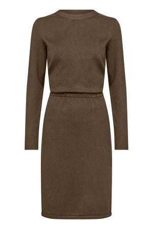 MilaSZ LS Dress Fondue Fudge Melange - 30513967